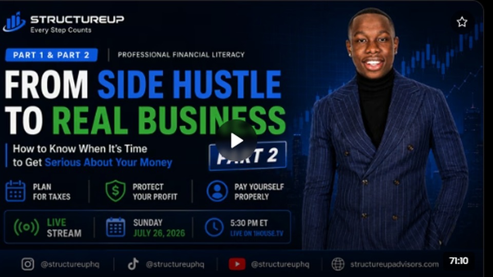 From Side Hustle to Real Business session